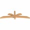 Ekena Millwork Davenport Timber Gable Bracket, Western Red Cedar, 72"W x 24"H x 3 1/2"D x 3 1/2"F, 8/12 Pitch GBW072X24X0404DAV00SWR - alternate 3